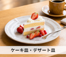 料理・用途から探す「ケーキ皿・デザート皿」