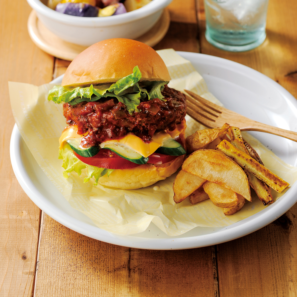 ギャラクシー ミルク 28.5cm大皿 盛り付け例