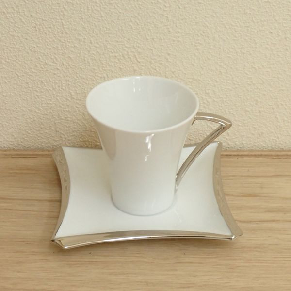 コーヒーカップソーサー プラチナ パルフェ　 洋食器 業務用食器 STUDIO010 商品番号：spf-005p-006p