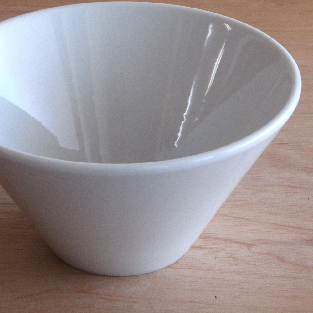 水明 白 19cm深ボウル アップ