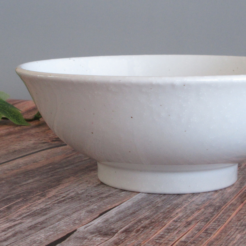 和風中華 粉引 22cm丼  横アップ