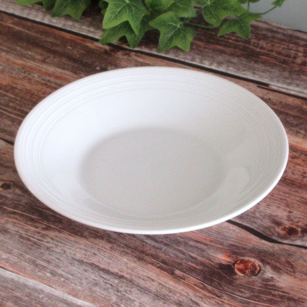 業務用 カレー皿 パスタ皿 ルミナ 25cm 深皿